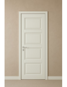 Elegancia Prime – Porte Intérieure en MDF et Bois Massif avec Revêtement PVC