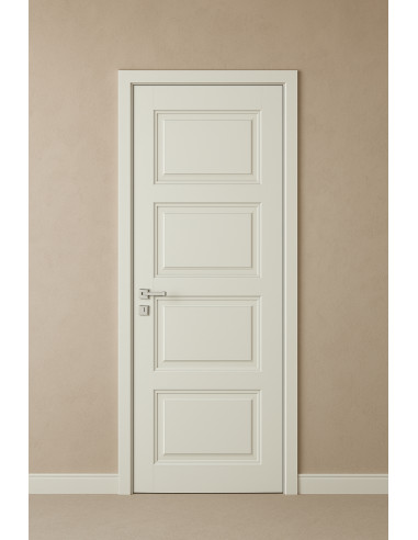 Elegancia Prime – Porte Intérieure en MDF et Bois Massif avec Revêtement PVC