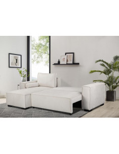 Canapé d\'angle convertible et réversible modèle TANYA