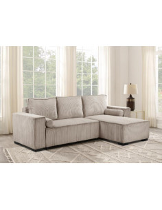 Canapé d\'angle convertible et réversible modèle TANYA
