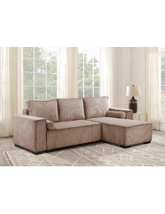 Canapé d\'angle convertible et réversible modèle TANYA