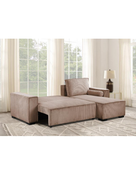 Canapé d\'angle convertible et réversible modèle TANYA