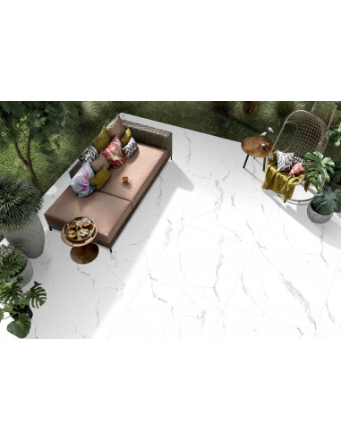 Carrelage 80x80cm Modèle Carara Majestic Mat