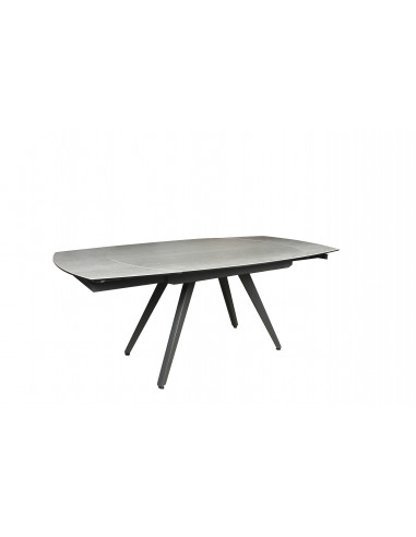 Table à manger extensible FLAVIEN – Élégance Céramique et Verre Trempé