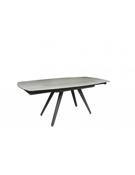 Table à manger extensible FLAVIEN – Élégance Céramique et Verre Trempé