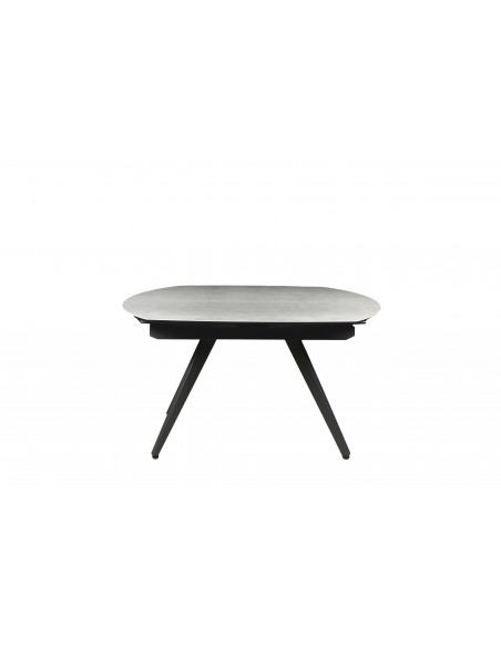 Table à manger extensible FLAVIEN – Élégance Céramique et Verre Trempé