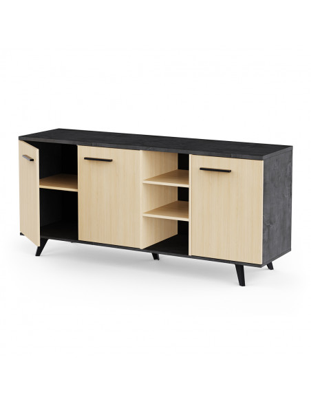 Buffet en bois modèle Kent – Élégance et fonctionnalité intemporelles