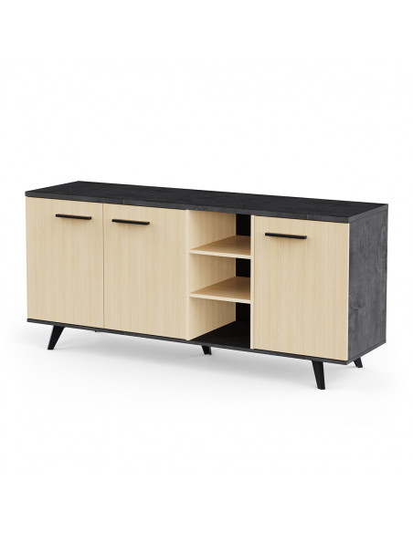 Buffet en bois modèle Kent – Élégance et fonctionnalité intemporelles
