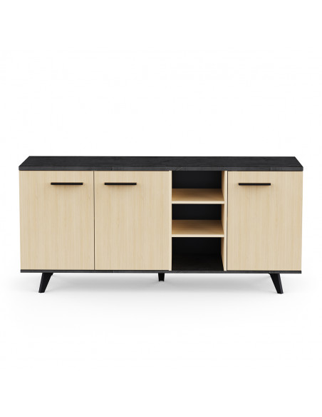 Buffet en bois modèle Kent – Élégance et fonctionnalité intemporelles
