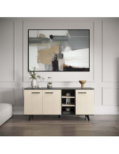Buffet en bois modèle Kent – Élégance et fonctionnalité intemporelles