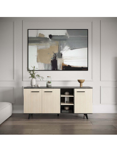 Buffet en bois modèle Kent – Élégance et fonctionnalité intemporelles