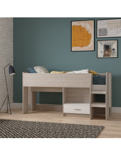 Lit combiné avec bureau et tiroir NANO – 90x200 cm
