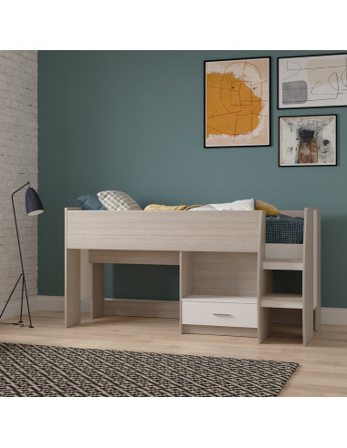 Lit combiné avec bureau et tiroir NANO – 90x200 cm