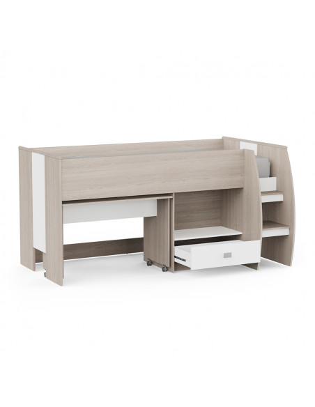 Lit combiné avec bureau et tiroir NANO – 90x200 cm