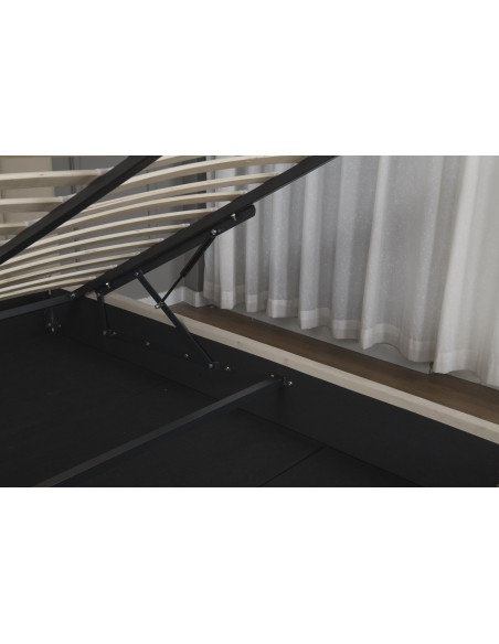 Lit Coffre en Velours Beige – Modèle Imperial Lit Coffre en Velours Beige – Modèle Imperial