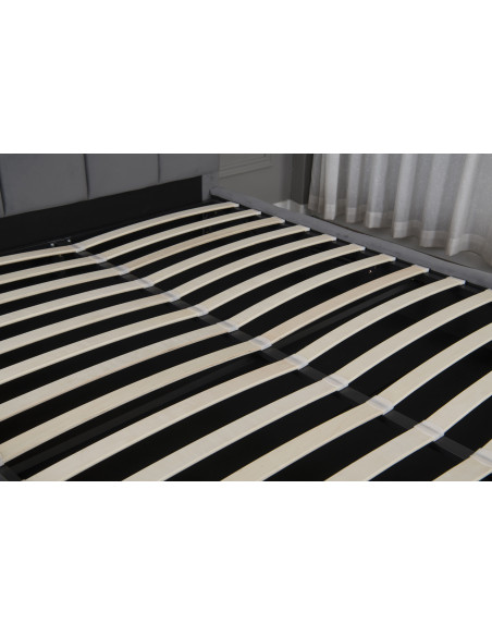 Lit Coffre ZENO en Velours Noir ou Gris Foncé – Design Moderne et Rangement Intégré Lit Coffre ZENO en Velours Noir ou Gris Foncé – Design Moderne et Rangement Intégré