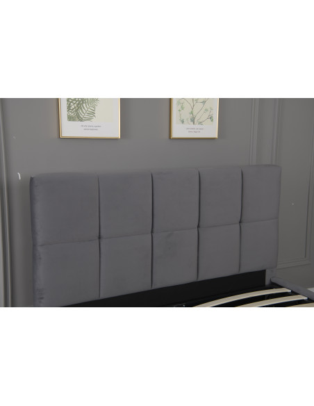 Lit Coffre ZENO en Velours Noir ou Gris Foncé – Design Moderne et Rangement Intégré Lit Coffre ZENO en Velours Noir ou Gris Foncé – Design Moderne et Rangement Intégré