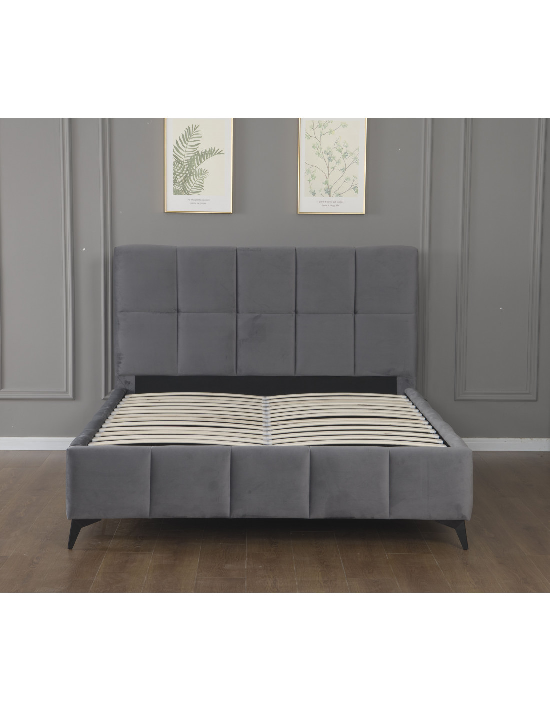 Lit Coffre ZENO en Velours Noir ou Gris Foncé – Design Moderne et Rangement Intégré Lit Coffre ZENO en Velours Noir ou Gris Foncé – Design Moderne et Rangement Intégré