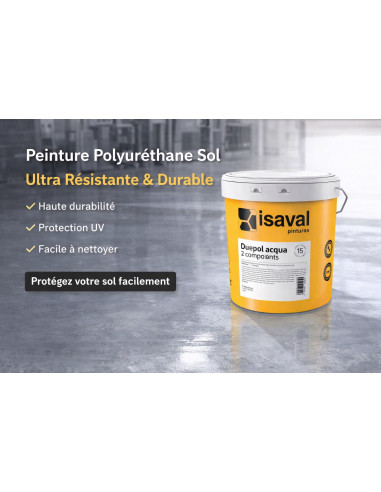 Acquapox Peinture Époxy en phase aqueuse Brillante Peinture acryliq...
