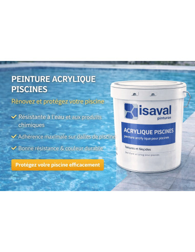 Peinture Acrylique piscines 5KG  La peinture Acrylique Piscines d'I...