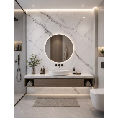 Panneau PVC Marbre Carrara