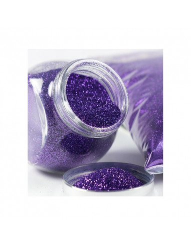 Paillette Violette 30gr Nos poudres de paillettes en PET, Oeko-Tek