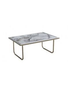 Table basse Marbre & Dore